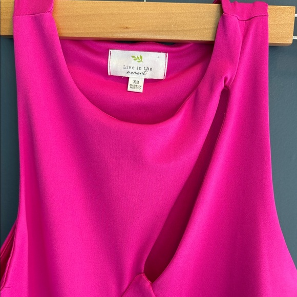 Vibrant Pink Women's Bodysuit - Picture 2 of 4